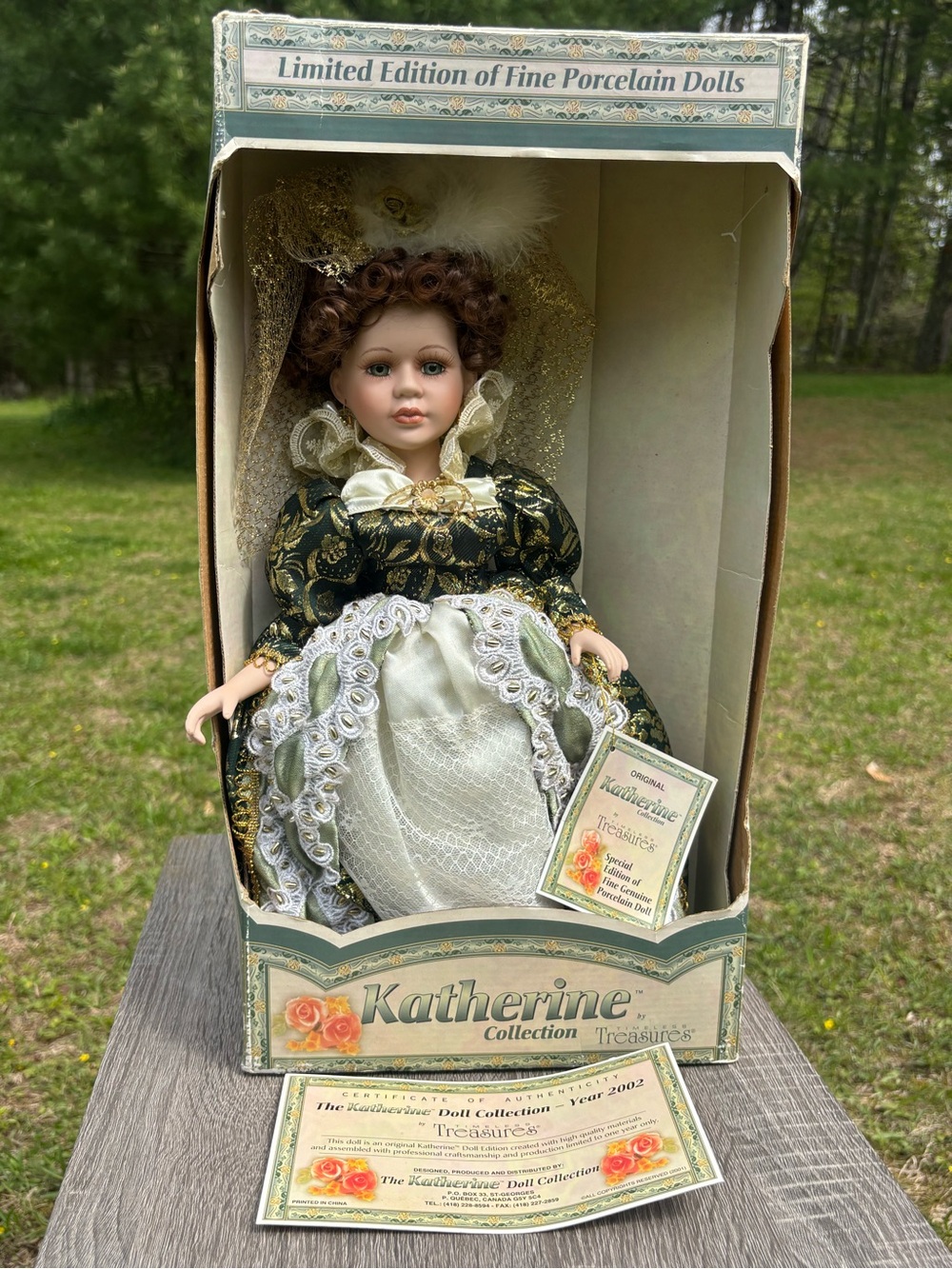 Katherine Collection Treasures limited edition porcelain doll from 2002